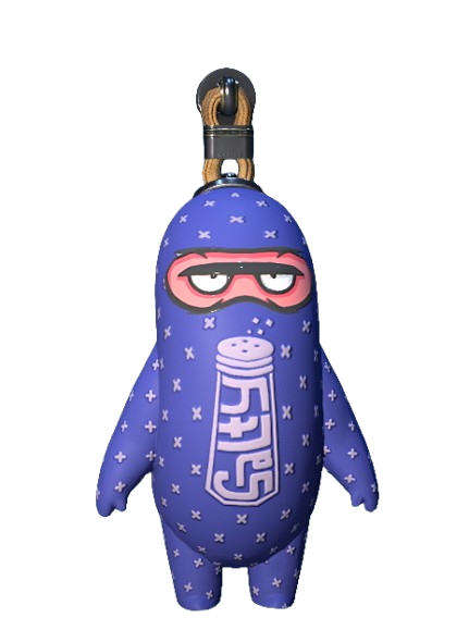 Pinch O' Salt Charm Dark Blue Pattern