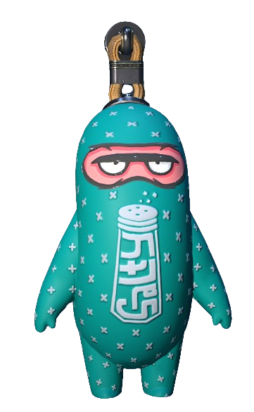Pinch O' Salt Charm Light Blue Pattern