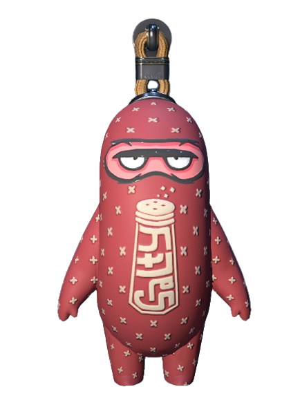 Pinch O' Salt Charm Red Pattern